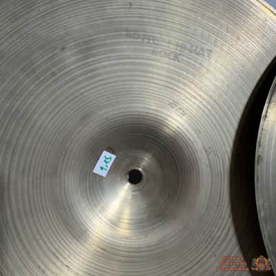 Zildjian Avedis 14” Rock Hihat Cymbals (Hollow logo) image 9