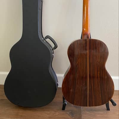 Aria 1974 AC30 Concert Classical Acoustic Guitar with Hard Case image 6