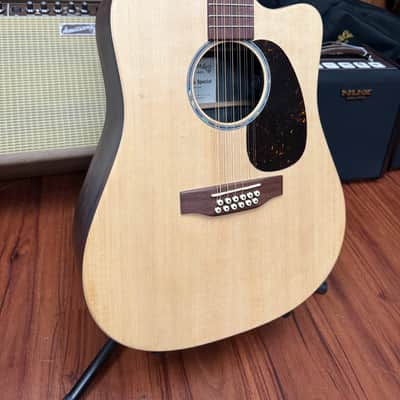 Martin DC-X2E Special Edition Brazilian HPL 12- string Acoustic Cutaway Electric Guitar 2025 - Natural   w/Soft bag. New! image 4