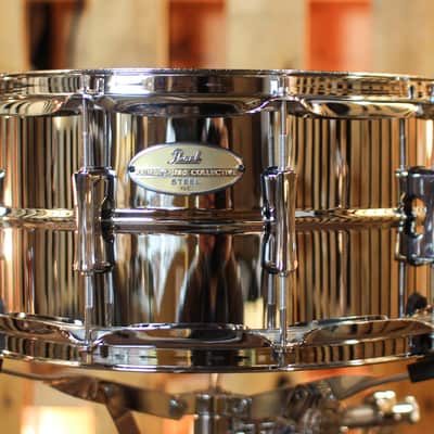 Pearl 14x6.5 Primal Steel Snare Drum - PSC1465S image 1