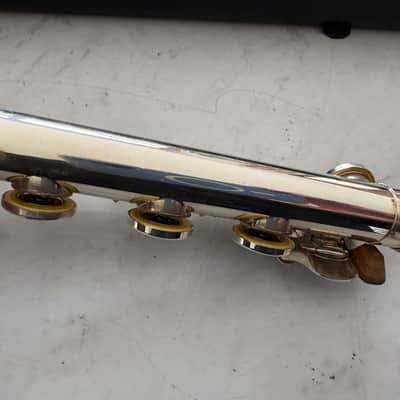 Yamaha YFL-481 Intermediate B-Foot Flute 2010s - Silver image 17
