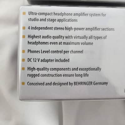 Behringer HA400 Headphone Amp image 3