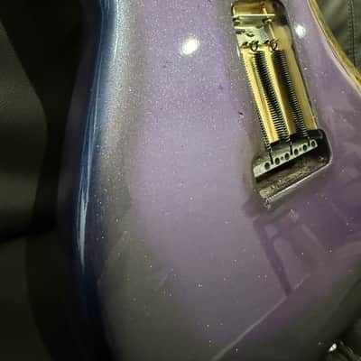 Custom Airbrushed Partscaster Stratocaster  - Airbrushed Purple Burst image 8
