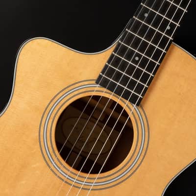 2012 Taylor 312ce-N LH - Natural | USA All Solid Crossover Classical Lefthand Guitar Nylon Cutaway Pickup | OHSC image 17