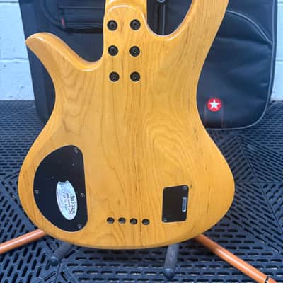 Schecter Riot-4 Session 4-String Active Bass 2010s - Aged Natural Satin image 5