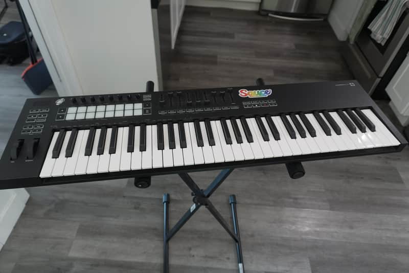 Novation Launchkey 61 MKIV MIDI Keyboard Controller 2024 - Present - Black image 1