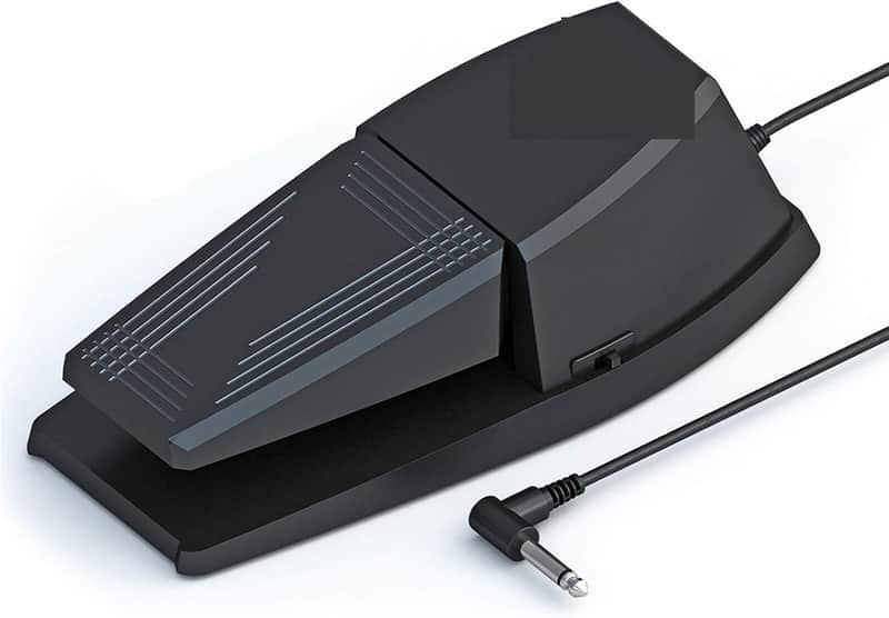 Keyboard Piano Pedal with Polarity Switch for Electronic Keyboards,Digital Pianos, MIDI Keyboards image 1