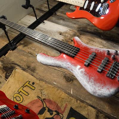 Warwick Custom Shop CO Streamer LX AAA Flamed Maple Painted Top image 11