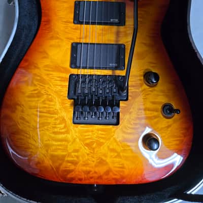 Jackson X Series SLATXMGQ 3-6 Soloist 2013 - 2014 - Transparent Amber Sunburst image 2