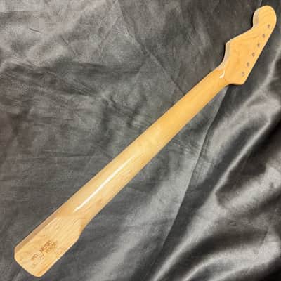 WD Fender Licensed Strat Neck Maple Fingerboard 21 Frets Routed for FR Locking Nut image 6