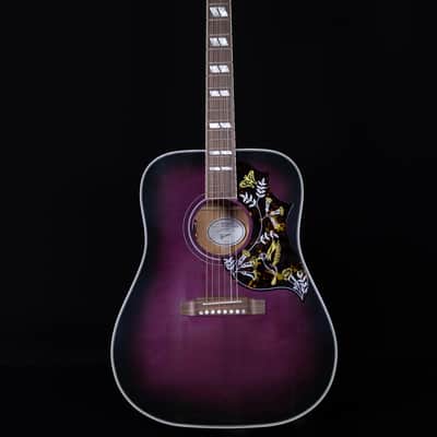 Gibson Hummingbird Standard Acoustic Guitar, Purple Burst image 5