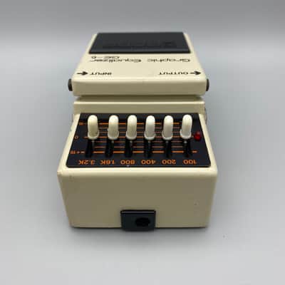 Boss GE-6 Graphic Equalizer (Black Label) 1977 - 1981 - Cream image 4