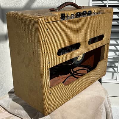 Fender Deluxe 5E3 Narrow Panel 15-Watt 1x12" Guitar Combo 1955 - 1960 !video! image 9