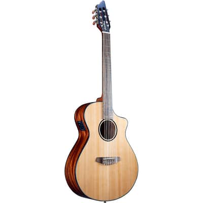 Breedlove Discovery S CE Cedar-African Mahog Concert Acoustic-Electric Classical Guitar Regular Natural image 3