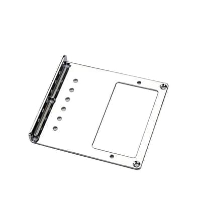 Chrome Tele Style Guitar Bridge Plate with Humbucker Pickup image 4