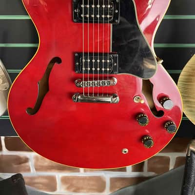 Gibson ES-335 Pro Cherry Red 1980 Vintage Semi-Hollow Electric Guitar image 4