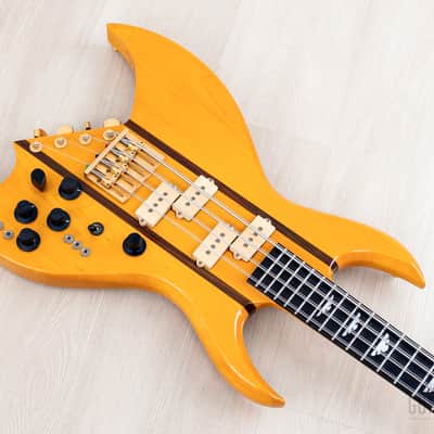1991 BC Rich Bich 8-String Vintage Neck Through Bass Natural w/ Case, Japan NJ image 9