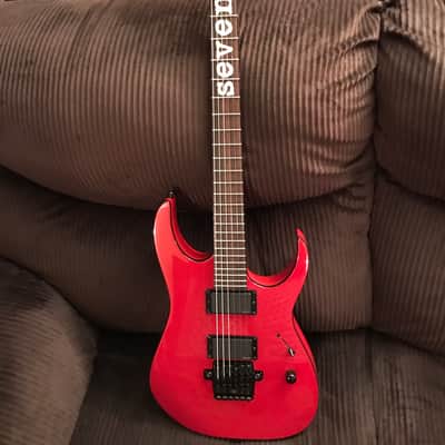 *NEAR MINT* Ibanez First Edition MTM1 Mick Thompson Signature Blood Red Guitar Year 2006 Made In Korea image 2