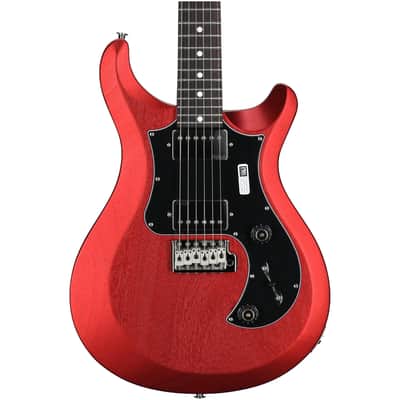 PRS Paul Reed Smith S2 Standard 24 Satin Pattern Thin Electric Guitar (with Gig Bag), Satin Red Apple Metallic image 3