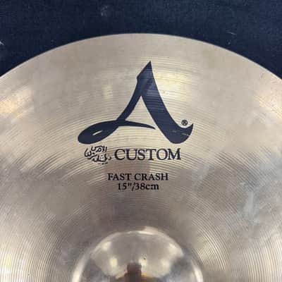 Used Zildjian A Custom 15" Fast Crash Cymbal 782 grams image 2