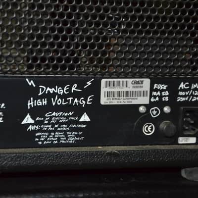 CRATE BV300H Blue Voodoo 300-Watts all tube powerhouse Guitar/Bass head*made at the old Ampeg factory/St.Louis/USA*excellent condition from our showroom*original user manual*clean channel=1969 SVT circuit!WOW! image 7