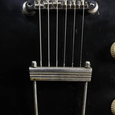 1960 Silvertone H1427 Espanada Black Hollowbody Electric Guitar Harmony H62 image 6