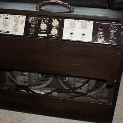 1959 Magnatone Custom 260 35-Watt 2x12" Guitar Combo image 10