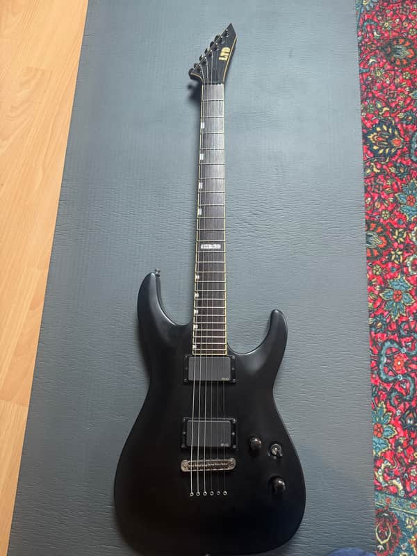 ESP LTD MHB-400 Baritone - Black Satin image 1