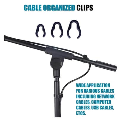 Microphone Stand - Tripod Boom Mic Stand With Carrying Bag And Screw Adapter (Tripod) image 5