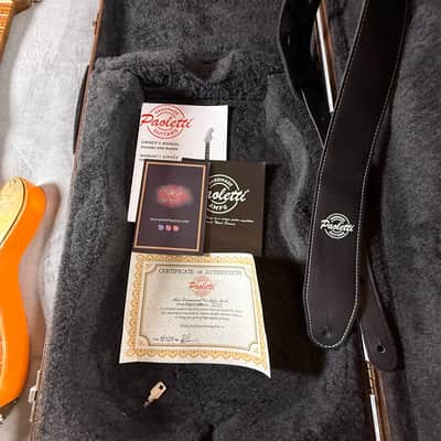 Paoletti Nancy Leather top 2019 - Orange Crocodile Leather Top image 17