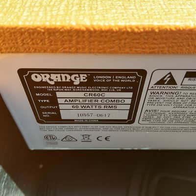 Orange Crush Pro 60 2-Channel 60-Watt 1x12" Guitar Combo 2013 - Present - Orange image 9