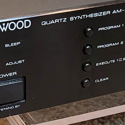 Kenwood Kenwood KT-89 is a quartz synthesizer AM/FM stereo tuner 1988 - Black image 7