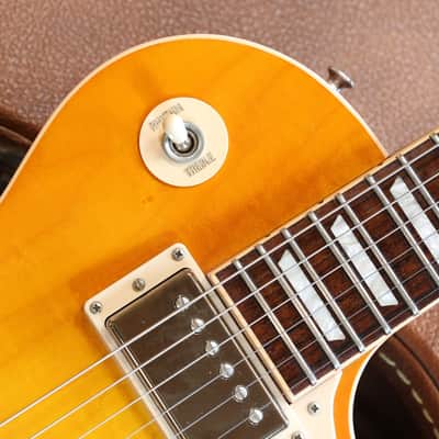 Minty! 2015 Gibson Memphis ES Les Paul Semi-Hollow Electric Guitar Figured Lemonburst + COA OSHC image 4