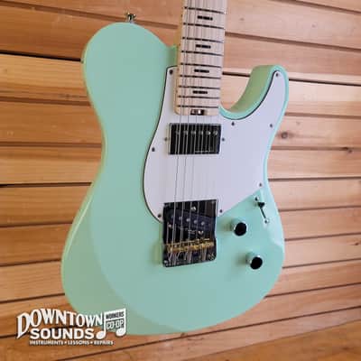 Yamaha Pacifica PACS+11S SC Standard Plus Electric Guitar with Heavy Duty Yamaha Gig Bag - Peppermint Green, Maple Fretboard image 1