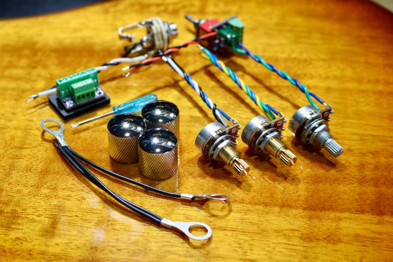 Boscoe Music GLL1K — G&L L•1000 Wiring Harness — Through-Body / Mini Pot Version image 1