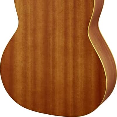 Ortega Guitars R131L Family Series Pro Left Handed Nylon Classical 6-String Guitar w/ Free Bag, Solid Canadian Western Red Cedar Top and Mahogany Body, Natural Satin Finish image 2