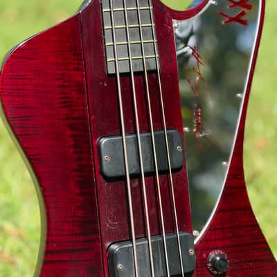 Gibson Nikki Sixx Signature Thunderbird Bass 2012 - Red - w/ snakeskin case...WOW! image 1