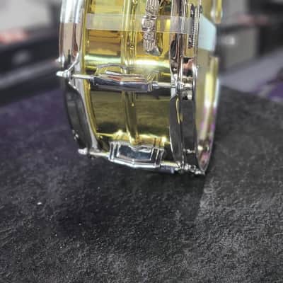 Ludwig "Super Brass" Snare Drum - 5 x 14 in. Aluminum Snare Drum / Authorized Dealer / Free Shipping image 4