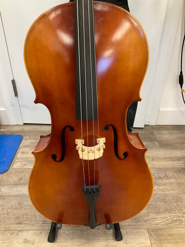 Strobel MC-75 Student Series 4/4 Size Cello W/Case image 1