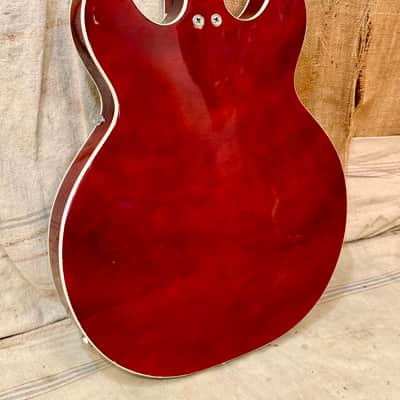 Harmony H-72 1972 - Burgundy image 11