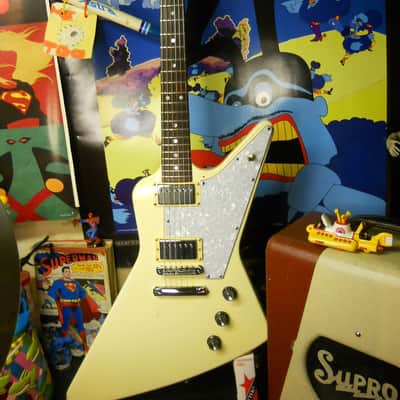 Polaris USA Lawsuit Explorer 1982 custom Creme, Hipshot tuners Schaller hi gain 50's humbuckers image 1