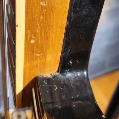 Vintage 1960s Kingston Bass Guitar Sunburst - New Wiring & Fret Level image 15