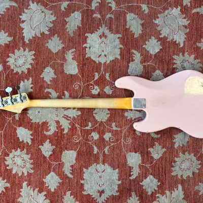 2020 Fender Custom Shop '62 Jazz Bass Journeyman Relic - Shell Pink image 4