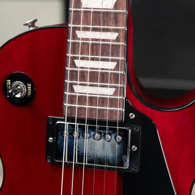 Gibson Les Paul Standard 50s Mahogany Top Electric Guitar - Vintage Cherry with Hardshell Case image 10