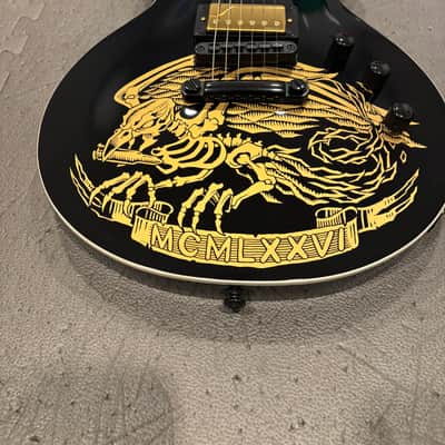 ESP LTD WA-Warbird Will Adler Signature 2025 - Present - Black with Gold Graphic image 2