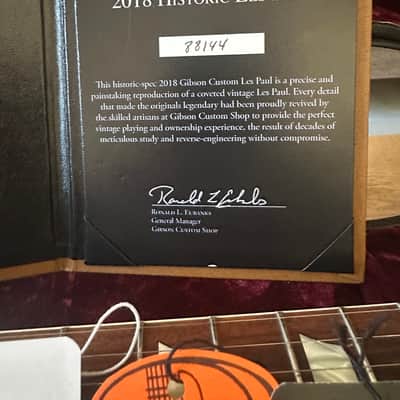 Gibson Gibson Custom Shop Historic 58 Les Paul Std VOS R8 2018 image 6