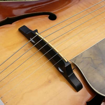 Beautiful True Vintage All Original 1956 Hofner Congress Archtop Guitar, Brunette Sunburst & OHC image 17