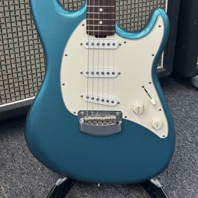 Ernie Ball Music Man Cutlass Tremolo with Rosewood Neck 2016 - Vintage Turquoise image 1