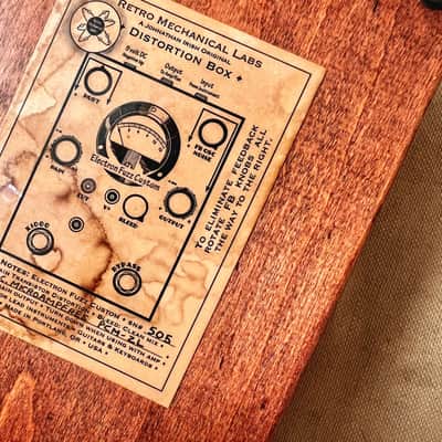 Retro Mechanical Labs Custom Electron Fuzz -Distortion Box-Lightly Used w/SKB Case image 13