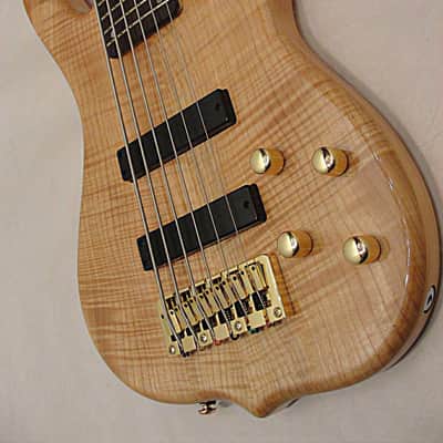 Ken Smith Design KSDB6 Barn Burner Deluxe 6 String Electric Bass Guitar 2015 Natural image 8